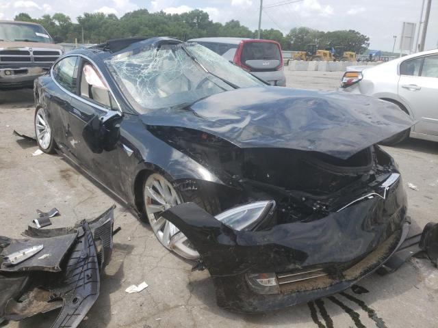 5YJSA1E27JF245564 - 2018 TESLA MODEL S Սև լուսանկար 1