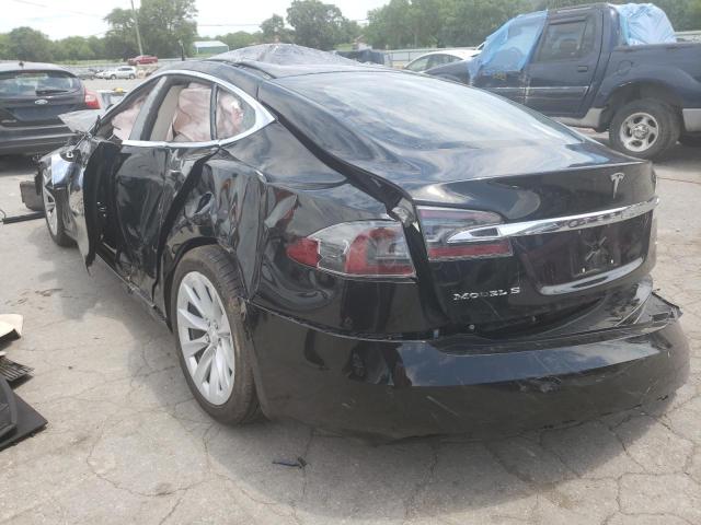 5YJSA1E27JF245564 - 2018 TESLA MODEL S Սև լուսանկար 3