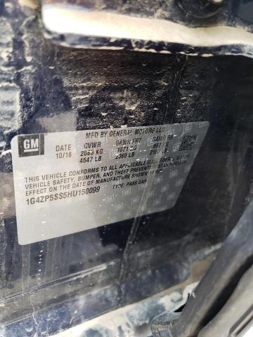 1G4ZP5SS5HU150099 - 2017 BUICK LACROSSE ESSENCE  photo 10