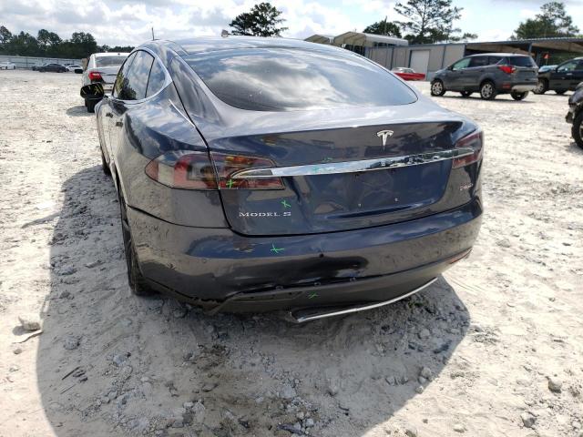 5YJSA1H26FFP68593 - 2015 TESLA MODEL S 85 GRAY photo 9