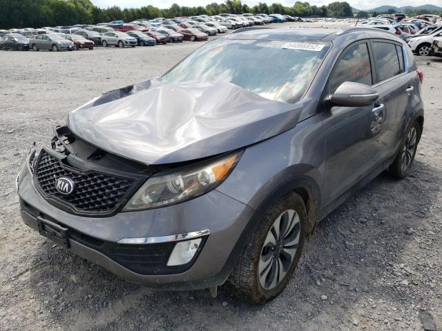 KNDPC3A63D7416583 - 2013 KIA SPORTAGE S GRAY photo 2