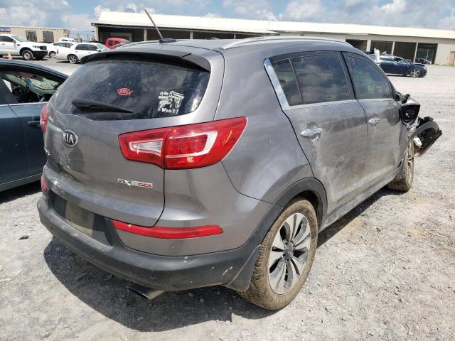 KNDPC3A63D7416583 - 2013 KIA SPORTAGE S GRAY photo 4