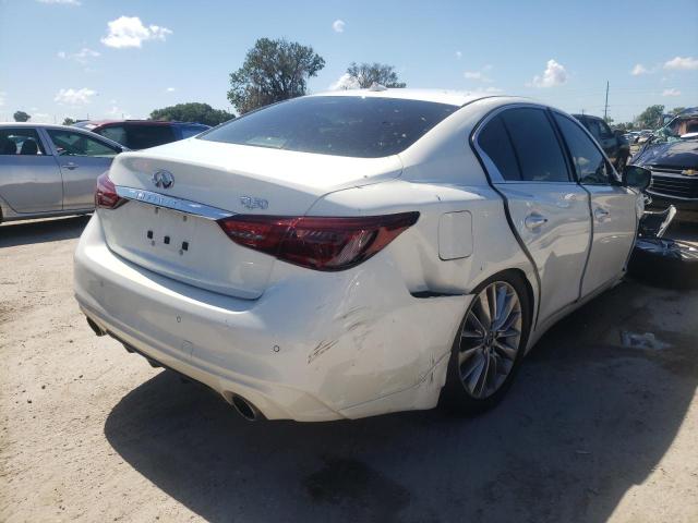 JN1EV7BP9MM704743 - 2021 INFINITI Q50 LUXE WHITE photo 4