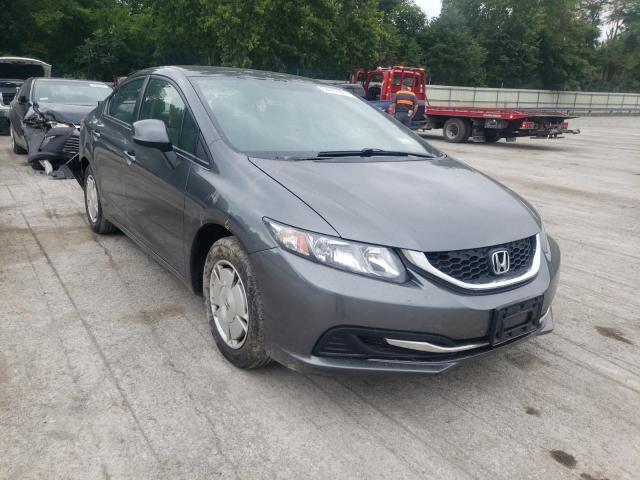 2HGFB2F61DH530699 - 2013 HONDA CIVIC HF GRAY photo 1