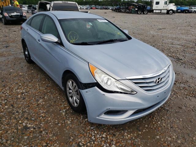 5NPEB4ACXDH525575 - 2013 HYUNDAI SONATA GLS BLUE photo 1