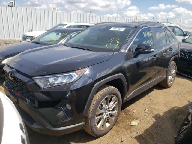 2T3A1RFV6KW051879 - 2019 TOYOTA RAV4 XLE P BLACK photo 2