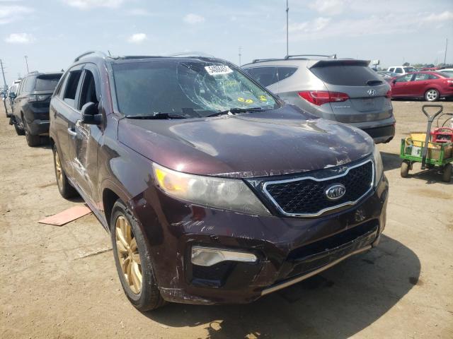 5XYKWDA2XBG141265 - 2011 KIA SORENTO SX BURGUNDY photo 1