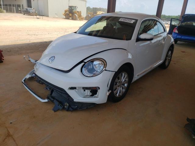 3VWFD7AT0KM719276 - 2019 VOLKSWAGEN BEETLE S WHITE photo 2
