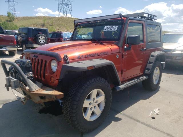 1J8GA64139L755987 - 2009 JEEP WRANGLER R RED photo 2