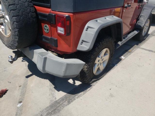 1J8GA64139L755987 - 2009 JEEP WRANGLER R RED photo 9