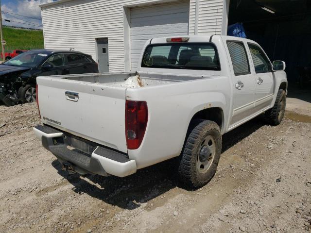 1GCHTCFE5C8151663 - 2012 CHEVROLET COLORADO L WHITE photo 4