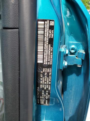 ZACNJCAB9MPM20681 - 2021 JEEP RENEGADE S TURQUOISE photo 10