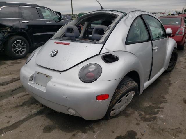 3VWCA21C9YM414222 - 2000 VOLKSWAGEN NEW BEETLE 灰色 照片 4