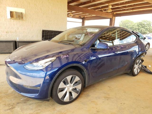 5YJYGDEE2LF011985 - 2020 TESLA MODEL Y أزرق صورة 2