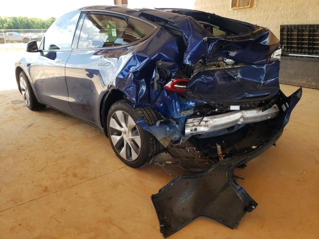 5YJYGDEE2LF011985 - 2020 TESLA MODEL Y أزرق صورة 3