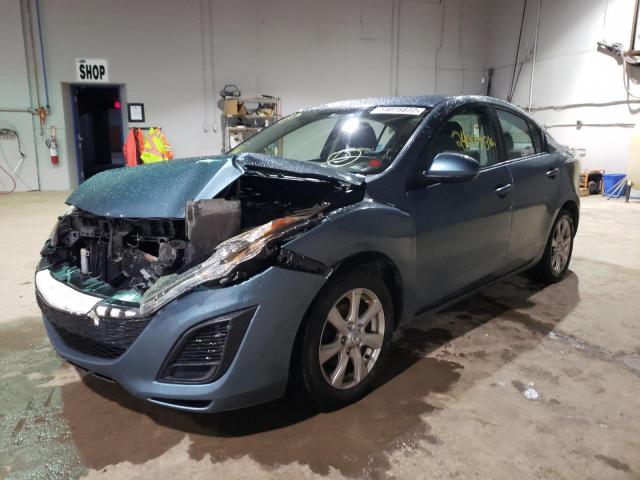 JM1BL1UF5B1418314 - 2011 MAZDA 3 I TEAL photo 2