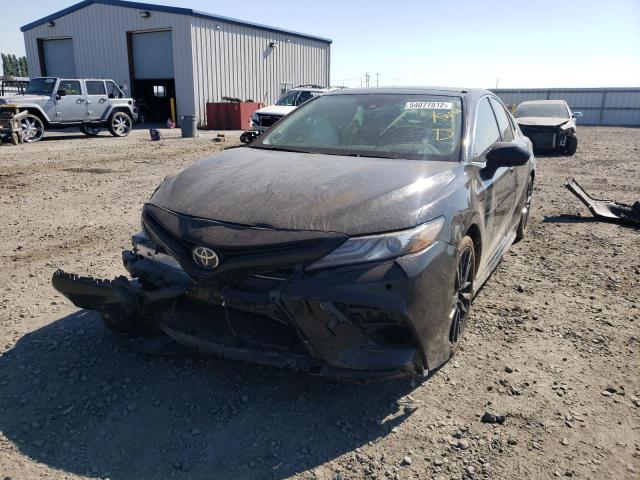 4T1K61BK9MU022083 - 2021 TOYOTA CAMRY XSE CHARCOAL photo 2