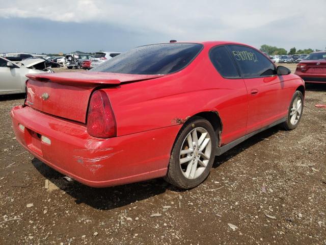 2G1WM15K769234917 - 2006 CHEVROLET MONTE CARL წითელი ფოტო 4