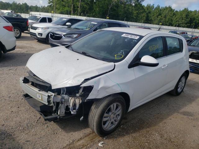 1G1JC6SH3E4176292 - 2014 CHEVROLET SONIC LT WHITE photo 2