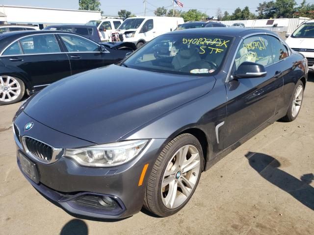 WBA3T7C5XFPW79633 - 2015 BMW 435 XI GRAY photo 2