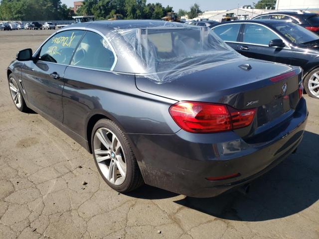 WBA3T7C5XFPW79633 - 2015 BMW 435 XI GRAY photo 3