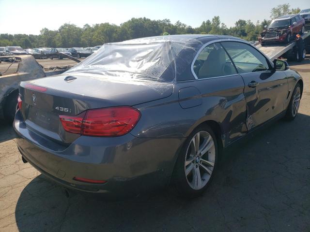 WBA3T7C5XFPW79633 - 2015 BMW 435 XI GRAY photo 4