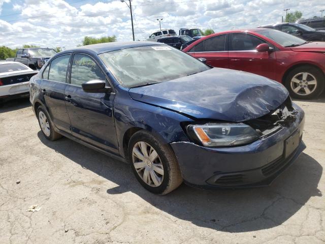 3VW2K7AJ0CM341884 - 2012 VOLKSWAGEN JETTA BASE Կապույտ լուսանկար 1