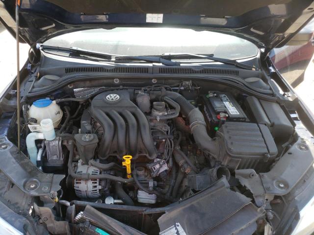 3VW2K7AJ0CM341884 - 2012 VOLKSWAGEN JETTA BASE Կապույտ լուսանկար 7