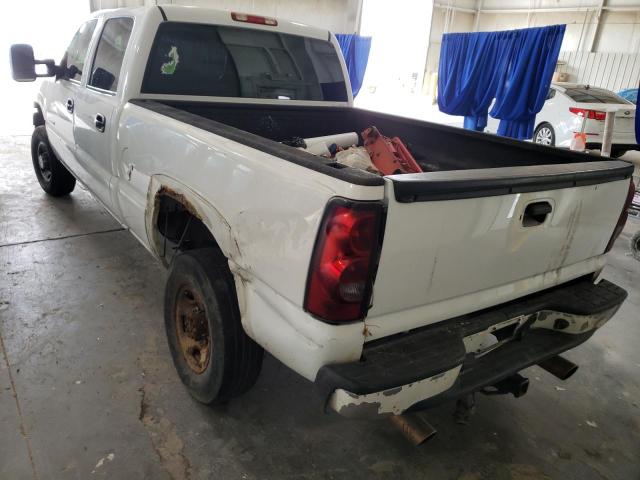 1GCHC23UX7F145199 - 2007 CHEVROLET SILVERADO WHITE photo 3