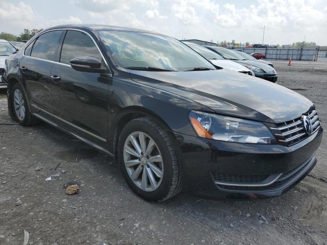 1VWCH7A32CC030284 - 2012 VOLKSWAGEN PASSAT SEL BLACK photo 1