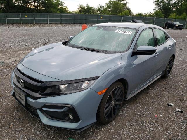 SHHFK7G44LU215133 - 2020 HONDA CIVIC SPOR GRAY photo 2