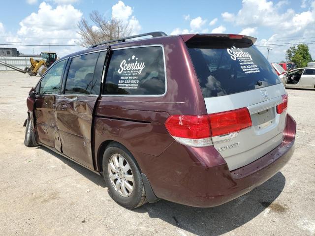 5FNRL38498B058323 - 2008 HONDA ODYSSEY EX BURGUNDY photo 3