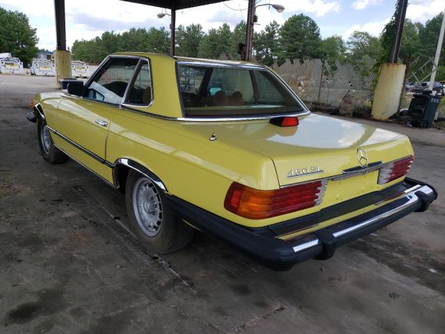 10704412022665 - 1975 MERCEDES-BENZ 450 SL YELLOW photo 3