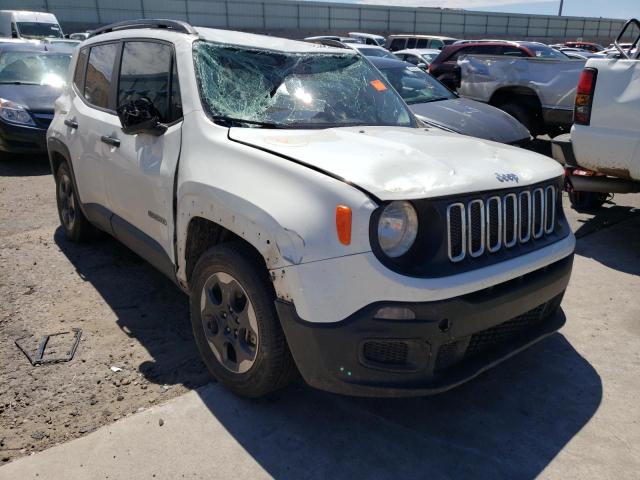 ZACCJAAH0HPF71806 - 2017 JEEP RENEGADE S WHITE photo 1