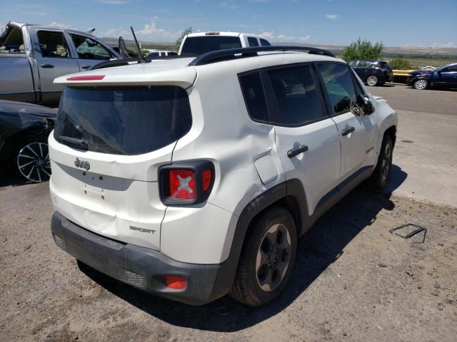 ZACCJAAH0HPF71806 - 2017 JEEP RENEGADE S WHITE photo 4