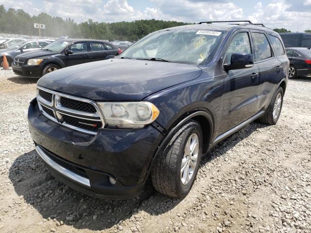 1D4RD4GGXBC630327 - 2011 DODGE DURANGO CR BLUE photo 2