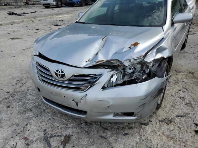 JTNBB46K273024582 - 2007 TOYOTA CAMRY HYBR SILVER photo 9