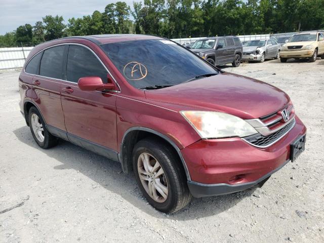 5J6RE3H77AL022146 - 2010 HONDA CR-V EXL RED photo 9