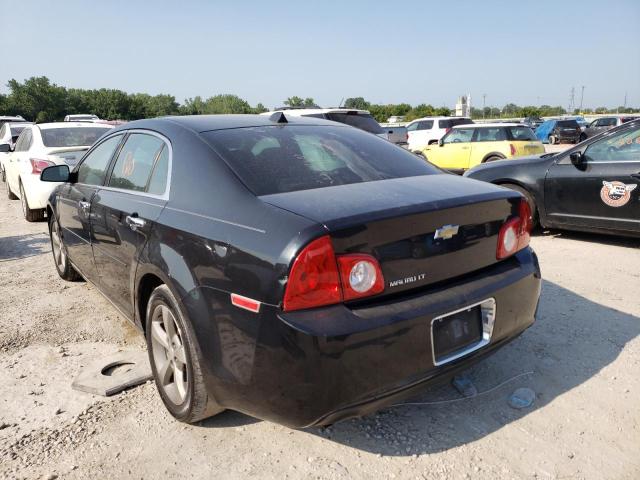 1G1ZC5E05CF229045 - 2012 CHEVROLET MALIBU 1LT შავი ფოტო 3