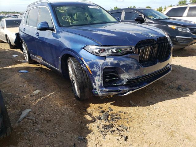 5UXCW2C07M9E36432 - 2021 BMW X7 XDRIVE4 BLUE photo 1