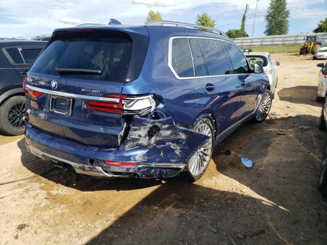 5UXCW2C07M9E36432 - 2021 BMW X7 XDRIVE4 BLUE photo 4