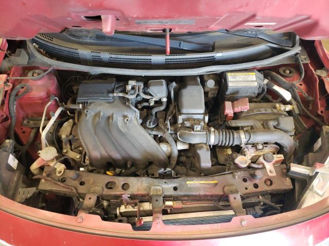 3N1CN7AP8FL942038 - 2015 NISSAN VERSA S MAROON photo 7