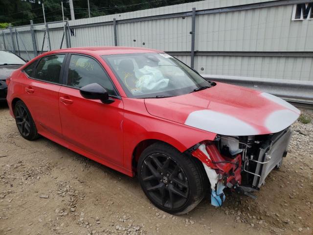 2HGFE2F51NH515054 - 2022 HONDA CIVIC SPOR RED photo 1