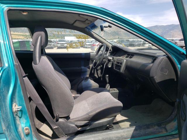 2HGEH2377RH520189 - 1994 HONDA CIVIC VX GREEN photo 5