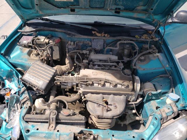 2HGEH2377RH520189 - 1994 HONDA CIVIC VX GREEN photo 7