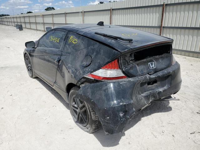 JHMZF1D46CS000228 - 2012 HONDA CR-Z BLACK photo 3