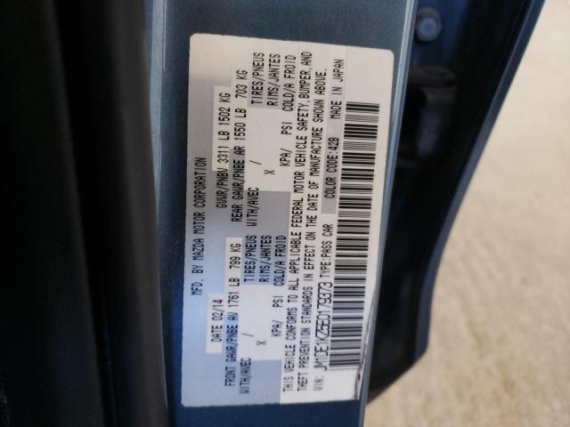 JM1DE1KZ5E0179373 - 2014 MAZDA MAZDA2 SPO 蓝色 照片 10