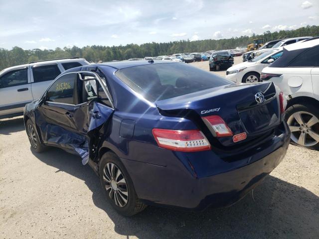 4T1BF3EK8AU563256 - 2010 TOYOTA CAMRY BASE BLUE photo 3