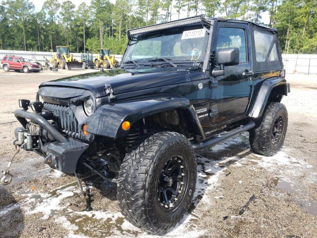 1J4AA2D14BL620765 - 2011 JEEP WRANGLER S BLACK photo 2