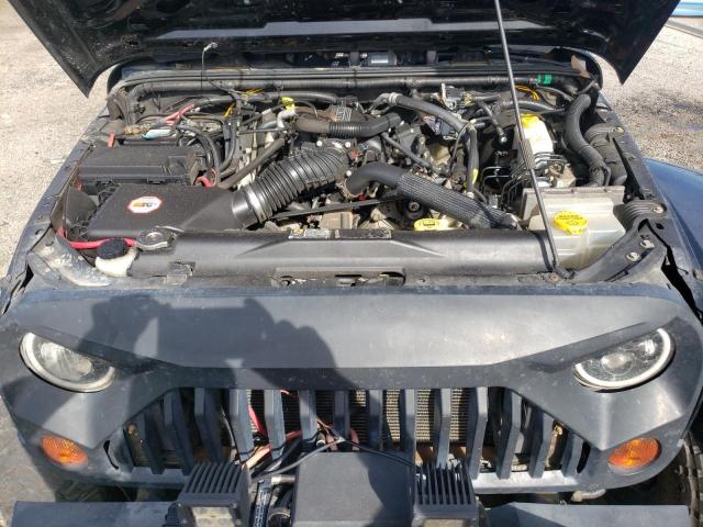 1J4AA2D14BL620765 - 2011 JEEP WRANGLER S BLACK photo 7